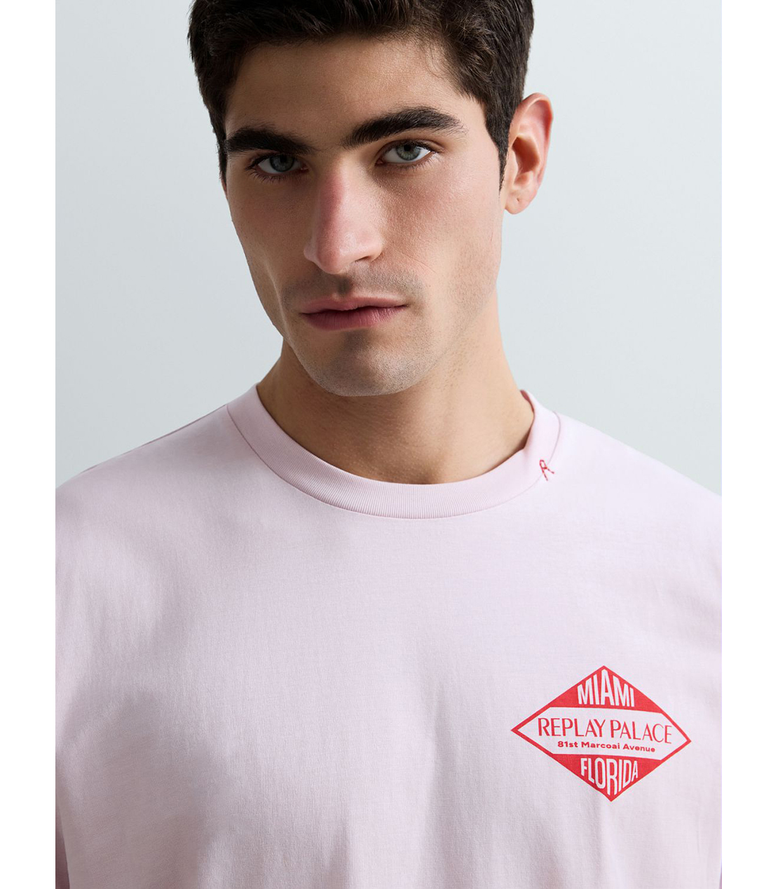 オープンエンドジャージービーチフェスTシャツ 詳細画像 ペールピンク 7